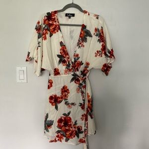 Lulu’s Floral Wrap Dress